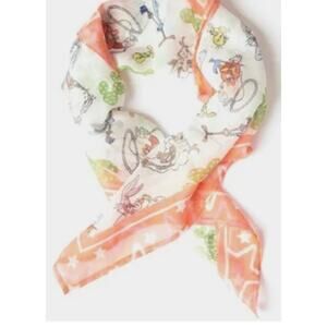 Looney Tunes X Unique Vintage Collectible Chiffon Retro 50s Scarf